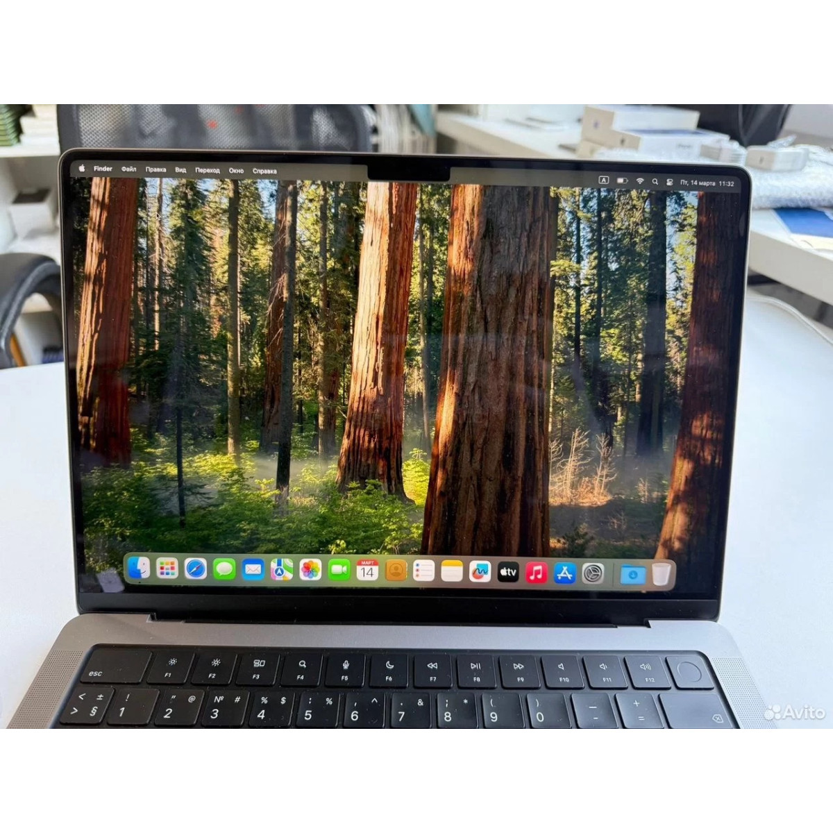 Купить MacBook Pro 14 2021 M1 Pro 16Гб/512Гб Серый космос Б/У